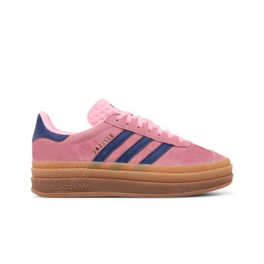 Adidas pink and navy gazelle tennis shoes Never worn!!size 6